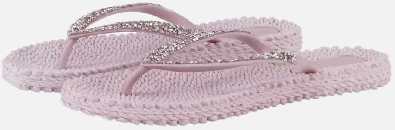 Flip Flops Cheerful mit Schmucksteinen Rosa 39