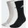 adidas Cushioned Sportswear Crew Socken 3er Pack Grau/Weiß/Schwarz 43-45