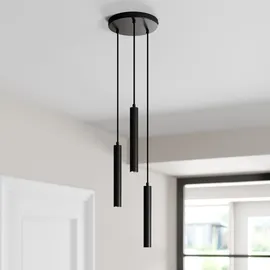 ARCCHIO Franka Modern in Schwarz aus Aluminium 3-flammig Wohnzimmerleuchte