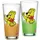 Ritzenhoff & Breker Gläser-Set RITZENHOFF & BREKER "HARIBO Thumbs Up, 380 ml", bunt, B:8cm H:14,5cm Ø:8cm, Glas, Trinkgefäße, spülmaschinengeeignet
