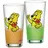 Ritzenhoff & Breker Gläser-Set RITZENHOFF & BREKER "HARIBO Thumbs Up, 380 ml", bunt, B:8cm H:14,5cm Ø:8cm, Glas, Trinkgefäße, spülmaschinengeeignet