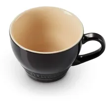 Le Creuset Cappuccinotasse 0,4 l Schwarz glänzend