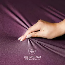 sch√ñner wohnen-kollektion Spannbettlaken Mischgewebe 150 x 200 cm Beere 1 St.
