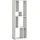 VCM Regal Tommy weiß 54x159x28 cm, -
