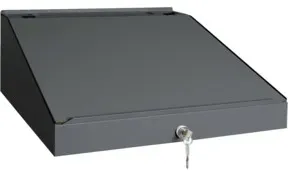 Stumpf Schreibpultaufsatz 3000, für Schränke m. 1000x500x500 mm (HxBxT) RAL 7016