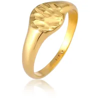 Elli Ring Siegelring Royal Hammerschlag Trend 925 Silber