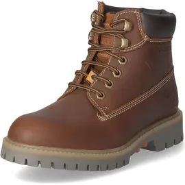 Dockers by Gerli Damen Leder Stiefelette gefüttert Braun - Braun