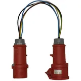 METREL A 1389 Messadapter CEE-Kupplung 16A 5polig - CEE-Stecker 16A 5polig