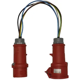 METREL A 1389 Messadapter CEE-Kupplung 16A 5polig - CEE-Stecker 16A 5polig