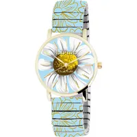 Raptor Damenarmbanduhr Frida Kahlo Edition mit Zugband (Hellblau2)