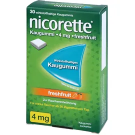 Nicorette Freshfruit 4 mg Kaugummi 30 St.