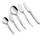 Mulex GmbH Mulex Cromirage Besteck Lorella poliert 18.10 Edelstahl 60tlg. - Silber