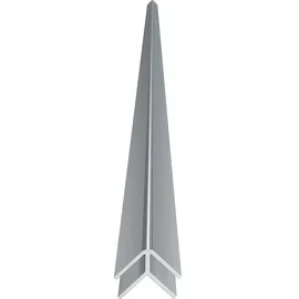 Evenes Duschrückwand Außenecke Aluminium eloxiert grau