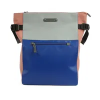 7clouds City-Laptoprucksack Belis 7.1 blue-grey-salmon