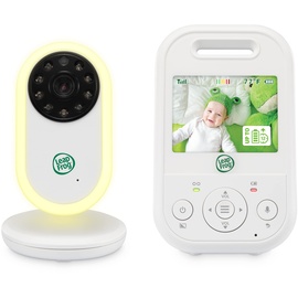 LEAPFROG LF2423 Babyphone mit Kamera, Babyfon große reichweite, 2,8-Zoll Video Baby Monitor, 2-Fach Zoom, Temperatursensor, Geräuschaktivierungsmodus, Gegensprechen, Lange Akkulaufzeit 720p
