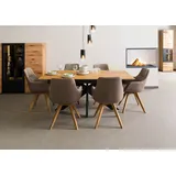 Massivmoebel24 Esstisch verlängerbar Wildeiche 160-245x90 natur geölt KITZBÜHEL #10