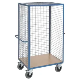 ROLLCART Regalwagen Holz 121x80 cm blau