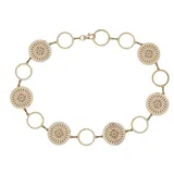 LASCANA Kettengürtel Schmuckgürtel Metall gold 0 cm