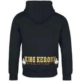 King Kerosin Hoodie schwarz L