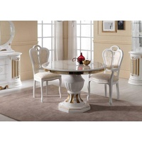 JVmoebel Esstisch, Küchentisch Esstisch Italienische Luxus Möbel Esszimmer Tische weiß