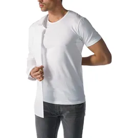 MEY Unterziehshirt "Dry Cotton Functional", Herren, Gr. 5M, N-Gr, weiß, Single Jersey, Obermaterial: 57% Baumwolle, 38% Polyester, 5% Elasthan.