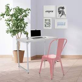 MID.YOU Esszimmerstuhl Rosa Metall