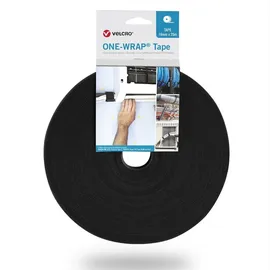 Velcro Klettband One Wrap 13 mm x 25 m Schwarz