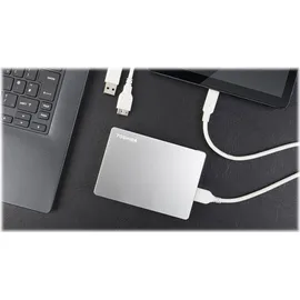 Toshiba Canvio Flex 4 TB USB 3.2 silber HDTX140ESCCA