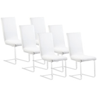 6er-Set Stretch-Stuhlhussen, OEKO-TEX® Standard 100, 42x42x60 cm, weiß
