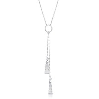 Elli Halskette Damen Y-Kette Layer Geo Kreis Kugel in 925 Sterling Silber