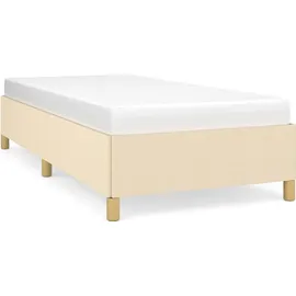 vidaXL Bettgestell 100 x 200 cm Creme