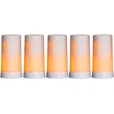 STAR Diner Extra LED-Kerze 6,8 cm 5 St. beige