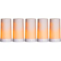 STAR Diner Extra LED-Kerze 6,8 cm 5 St. beige