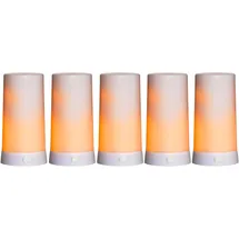 STAR Diner Extra LED-Kerze 6,8 cm 5 St. beige