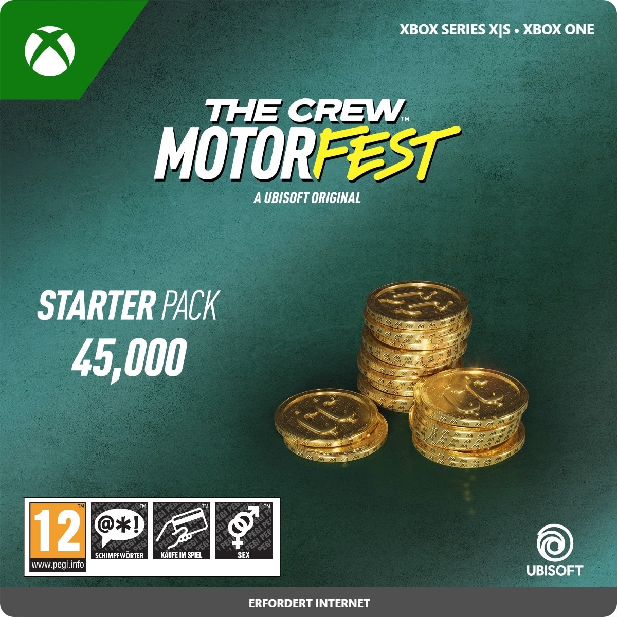 Microsoft Xbox The Crew Motorfest VC Start Pck Download Code, Ingame Währung