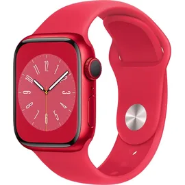 Apple Watch Series 8 GPS 41 mm Aluminiumgehäuse product(red), Sportarmband (product)red