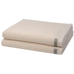 ROSS Smart Duschtuch-Set (2er-Set) Natur Silber