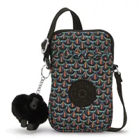 Kipling Tally Handytasche Geo Feather schwarz