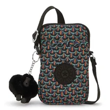 Kipling Tally Handytasche Geo Feather schwarz