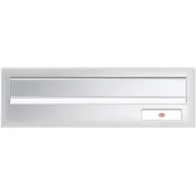 RENZ Frontplatte kombinierbar, eckig, 300 x 110 mm, Aluminium