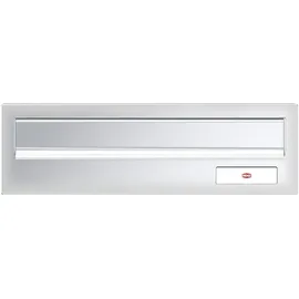 RENZ Frontplatte kombinierbar, eckig, 300 x 110 mm, Aluminium