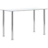 Esstisch Transparent 120 x 60 x 75 cm Hartglas