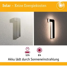 Paulmann Hausnummernleuchte 11 Schwarz