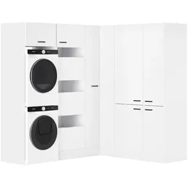 OPTIFIT Waschsäulen-Set Bonn214 213,2 x 190 x 210 x 57,1 cm Weiß
