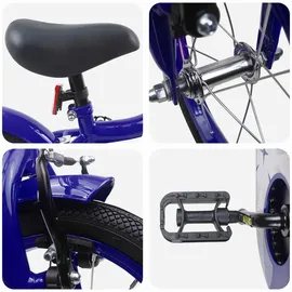 vidaXL Kinderfahrrad 16 Zoll dunkelblau