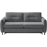 2-Sitzer HOME AFFAIRE "Clevina, Schlafsofa mit Kaltschaummatratze, Breite 176 cm", anthrazit, B:176cm H:84cm T:102cm, 100% Polyester, Sofas, Sofa & Bett in einem – kinderleicht ausklappbar & freistellbar im Raum