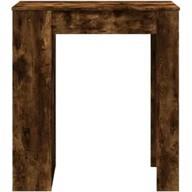 vidaXL Bartisch mit Regal 95 x 47 x 103,5 cm Braun