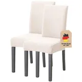 Stuhlhusse, Beige, Kunststoff, 1x38 cm, Wohntextilien, Bezüge, Stuhlhussen