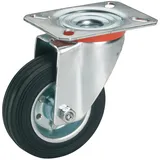 Dörner + Helmer Lenkrolle mit Platte 125 x 37 mm, Tragkr. 100 kg