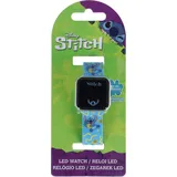 Otto Simon Stitch LED Kinder Uhr 0 mm Gehäuse türkis Silikonarmband Blau